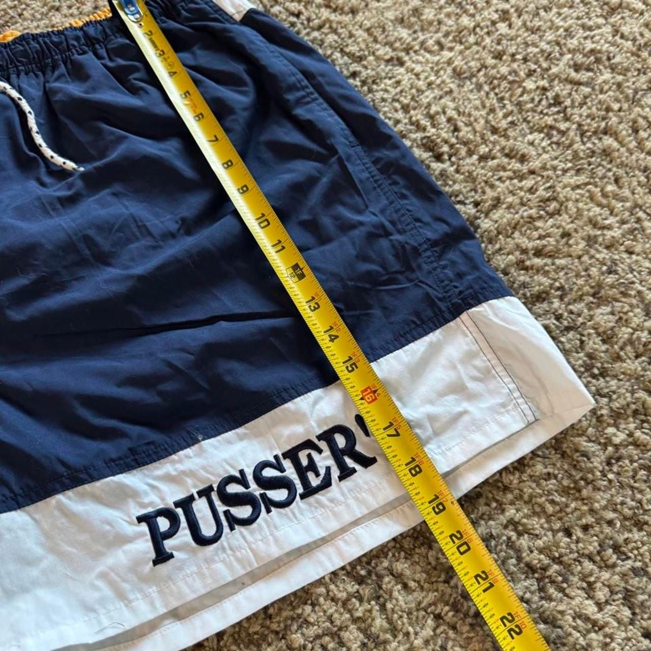 Pusser's West Indies Swim Shorts XXL Navy Blue Sailing Gear 7