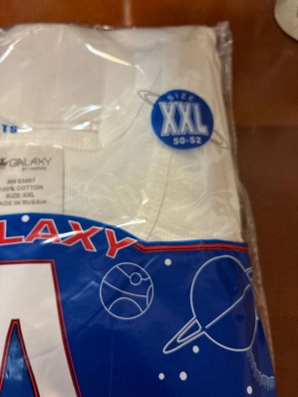 Men’s white tank top 3 pack athletic shirt new Galaxy by Harvic xxl 2