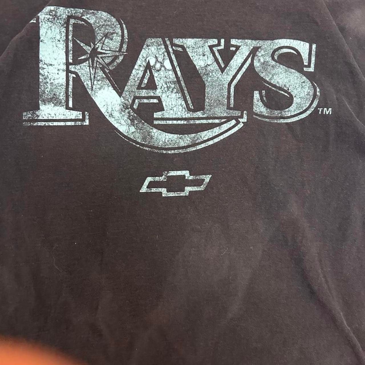 Fruit of the Loom Tampa Bay Rays Chevrolet T-Shirt Size XL Blue 3
