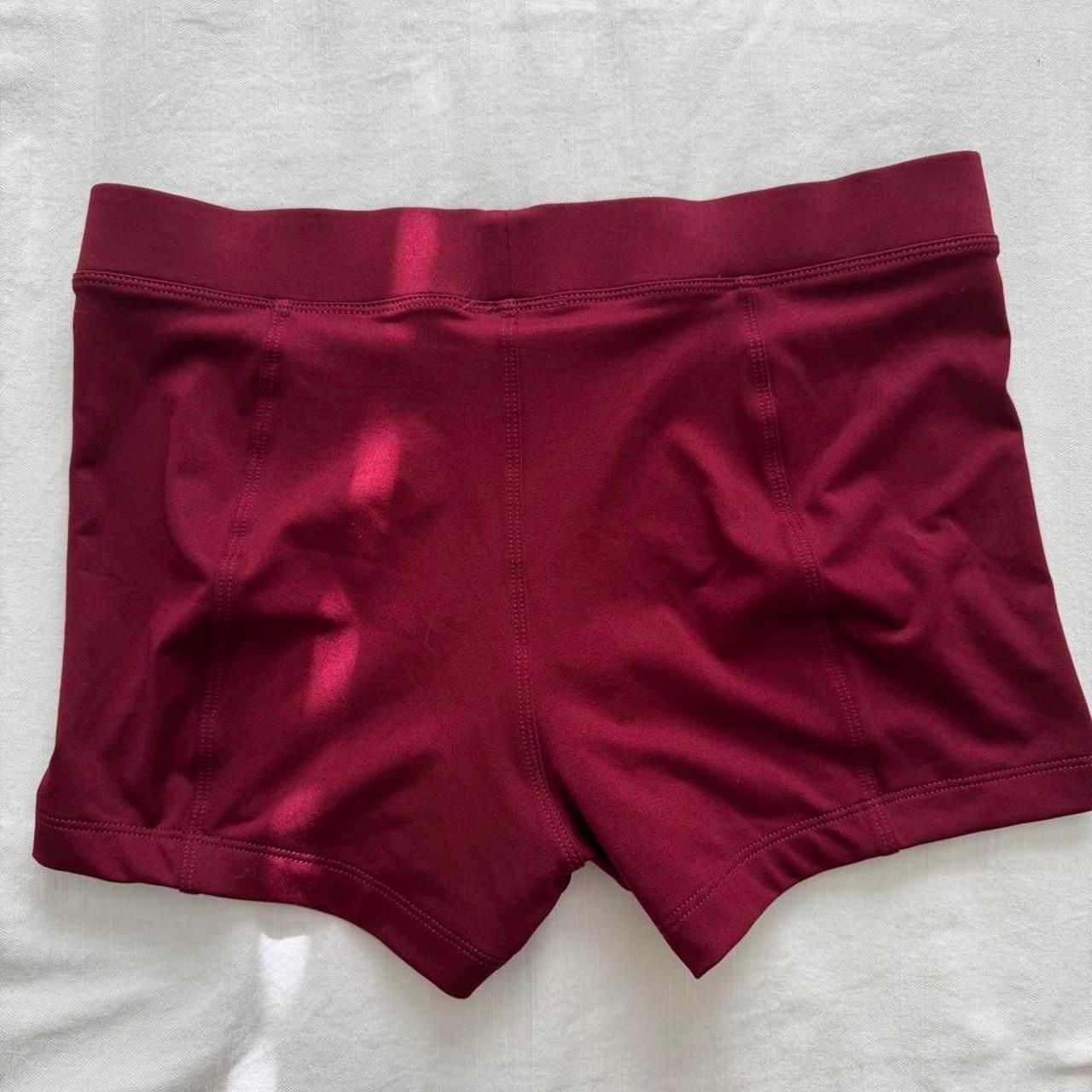 Varsity Spirit Cheer Shorts Size L Burgundy Athletic 5