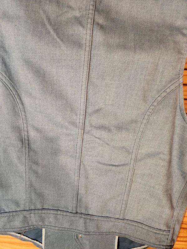 Vintage 1970s "Separate-Lees by Lee" Blue Denim Tailored Vest 8