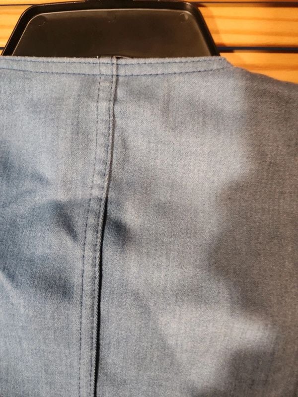 Vintage 1970s "Separate-Lees by Lee" Blue Denim Tailored Vest 9