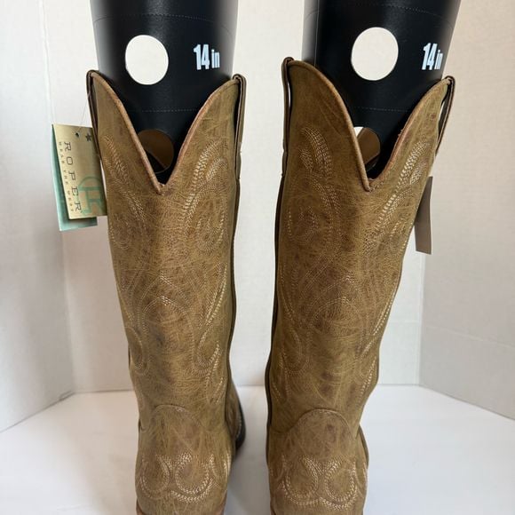 Roper Riley Women’s Cowboy Boots 10.5 Tan Snip Toe NWT 09-21-1556-2024 6