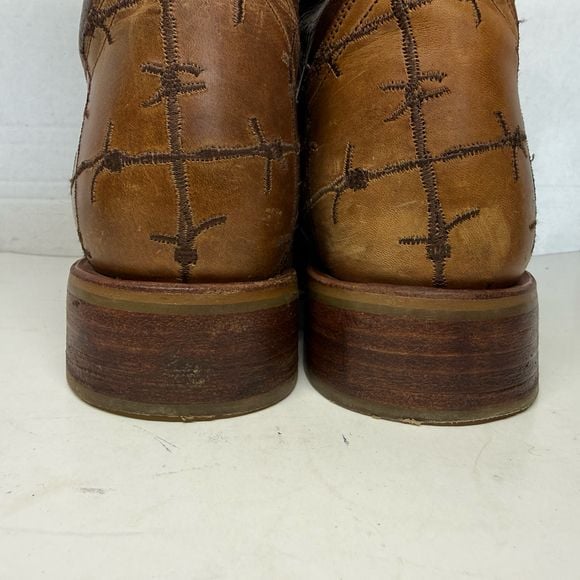 Tin Haul “Don't Fence Me In" 14-020-0007-0081 Western Boots Size 8.5 D 5