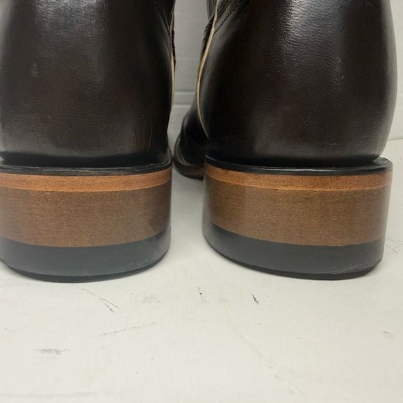 Cody James Willow Western Boots Dark Brown Square Toe 7.5 D BCJSP21L2 5