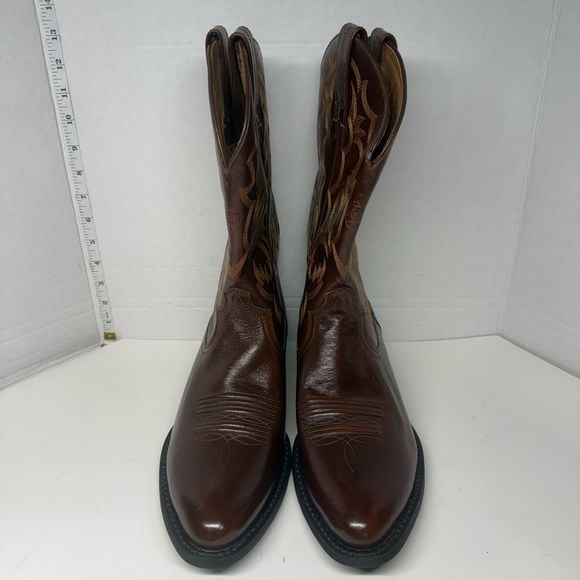Ariat 10005964 Mens Heritage Western Boots Size 10.5D Brown Leather R Toe NWOB 2