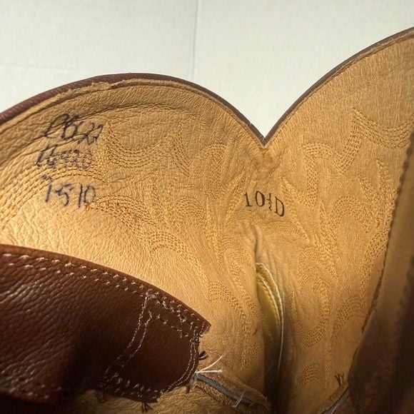 Ariat 10005964 Mens Heritage Western Boots Size 10.5D Brown Leather R Toe NWOB 8