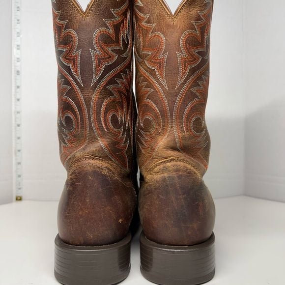 Ariat Mens Sport Herdsman Powder Brown Leather Boots 10018702 Size 10.5 D 6