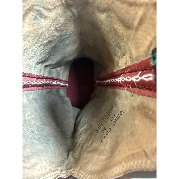 Twisted X Women’s Brown Turquoise Floral Embroidered Western Boots 10B WSO0010 8