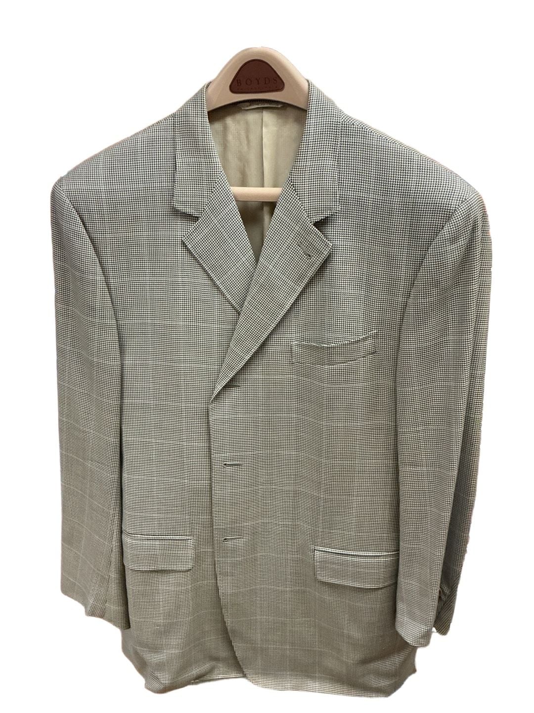 Canali Proposta Blazer Size 58R Houndstooth Wool Sport Coat 2
