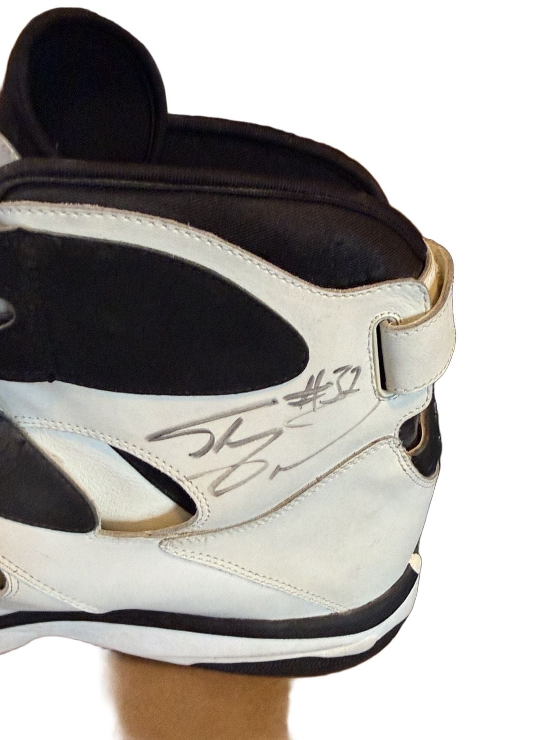 Reebok Shaq Attaq IV Size 22 White Black Basketball Shoe Signed 3