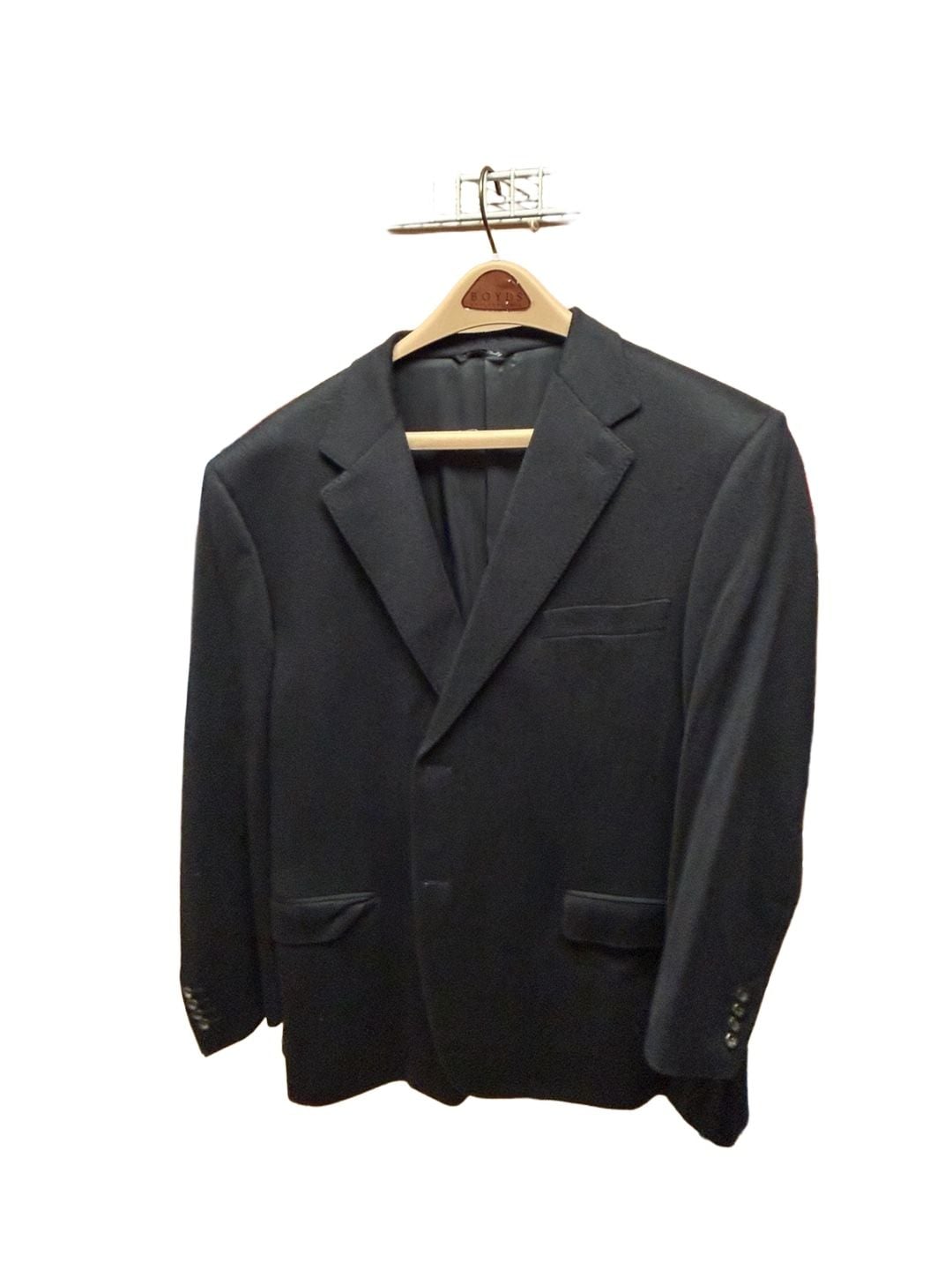 Canali Sport Coat Size 44R Black Cashmere Blazer 2