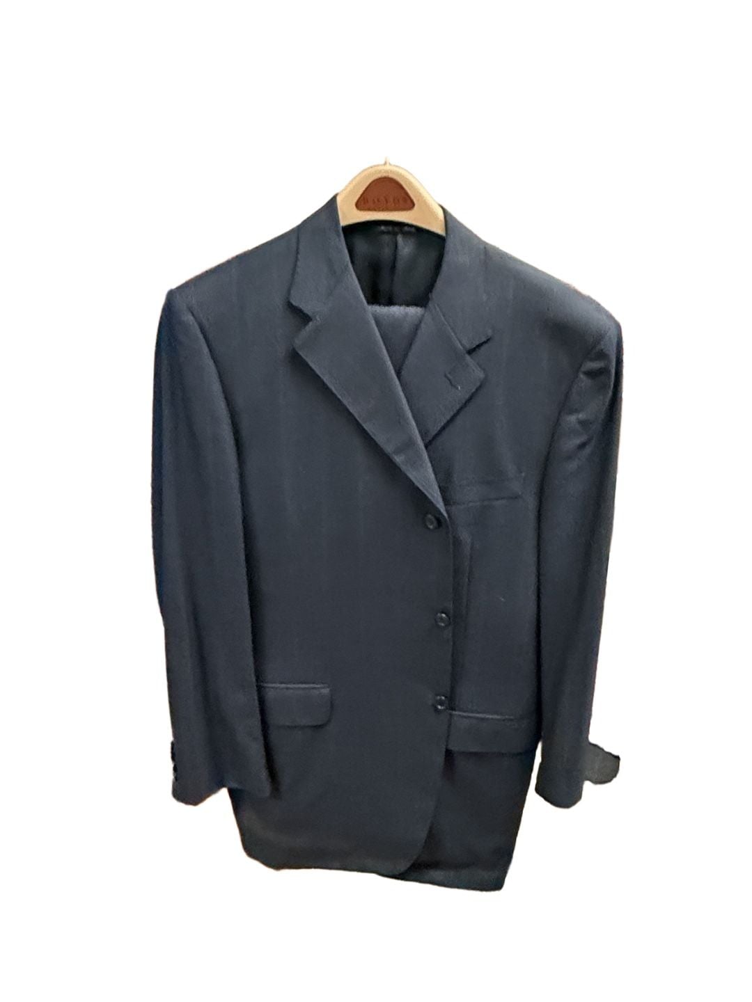 Canali Suit Size 60 L Navy Wool 1