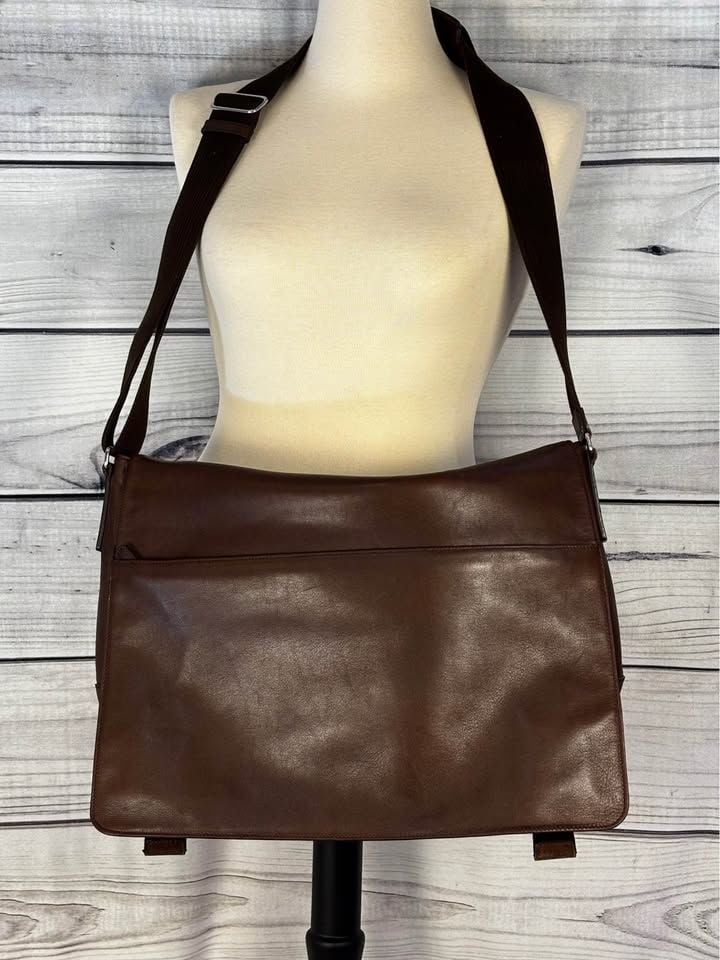 Coach VTG Vintage 16" Charles Leather Briefcase Laptop Bag Style E1S 5233 2