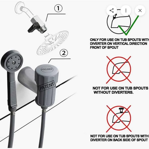 YooMee pet shower sprayer