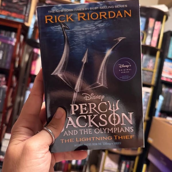 Disney Percy Jackson and Olympians Lightning Thief Book Rick Riordan