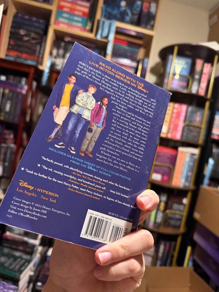 Disney Percy Jackson and Olympians Lightning Thief Book Rick Riordan 2
