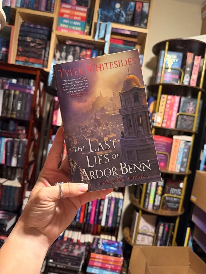 Tyler Whitesides The Last Lies of Ardor Benn fantasy book 1