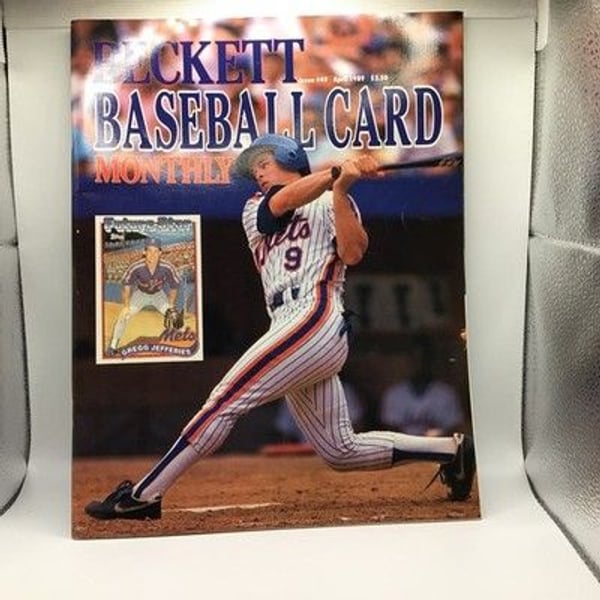 Beckett Baseball Card Monthly April 1989 Gregg Jefferies Mets Gary Sheffield RC