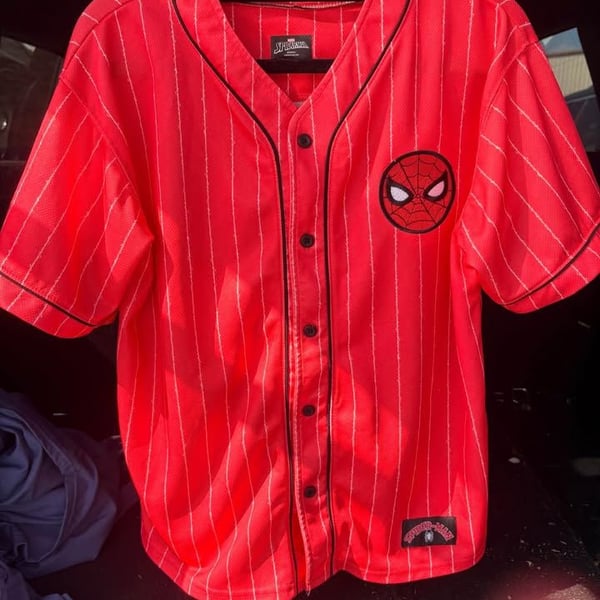 Spider-Man Boys Character Graphic Baseball Jersey