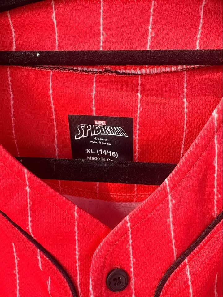 Spider-Man Boys Character Graphic Baseball Jersey 3