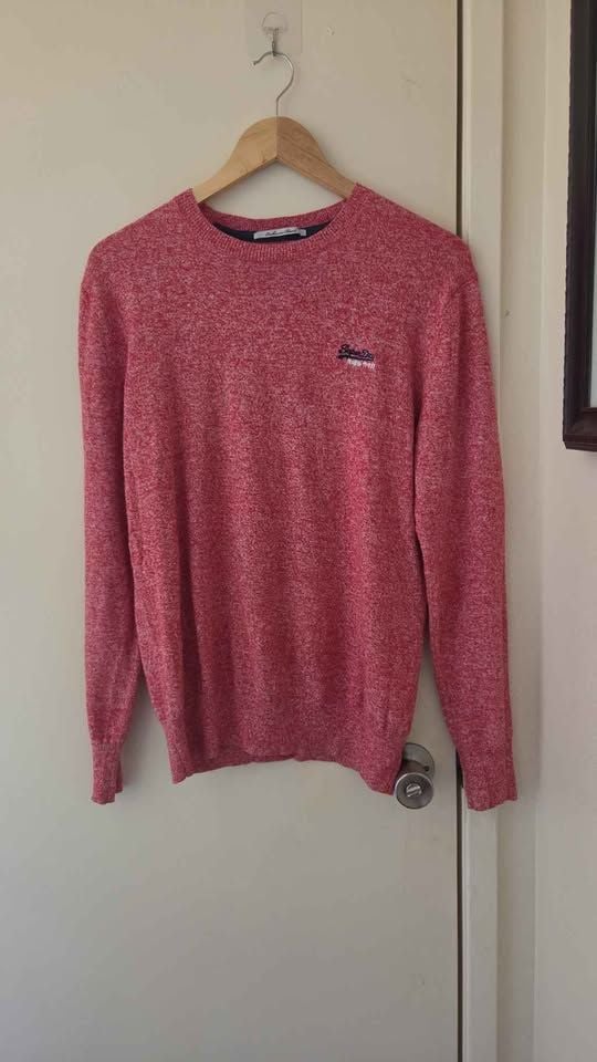 Vintage Superdry Orange Label Cashmere Blend Sweater - Size Medium Unisex 2
