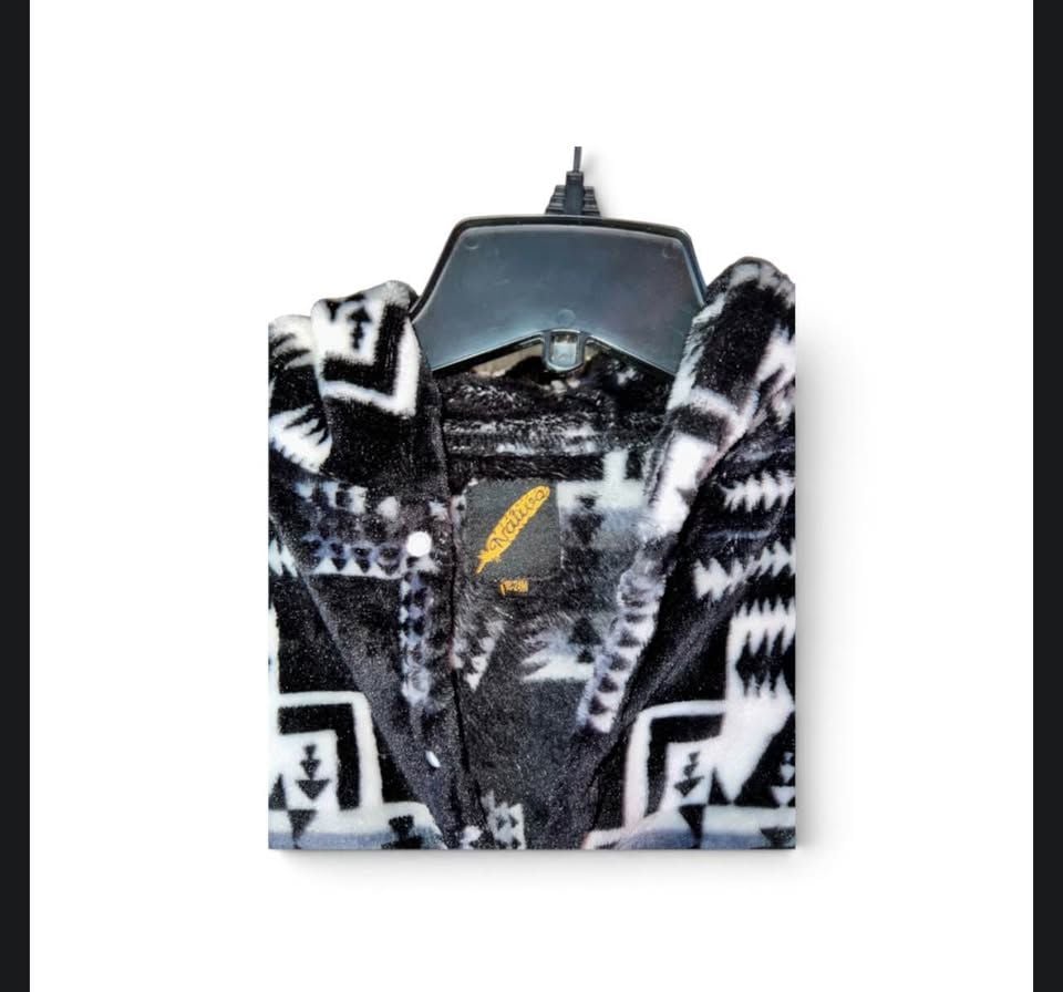 Nativo Co Hooded Fleece Romper 18-24M Tribal Print 3