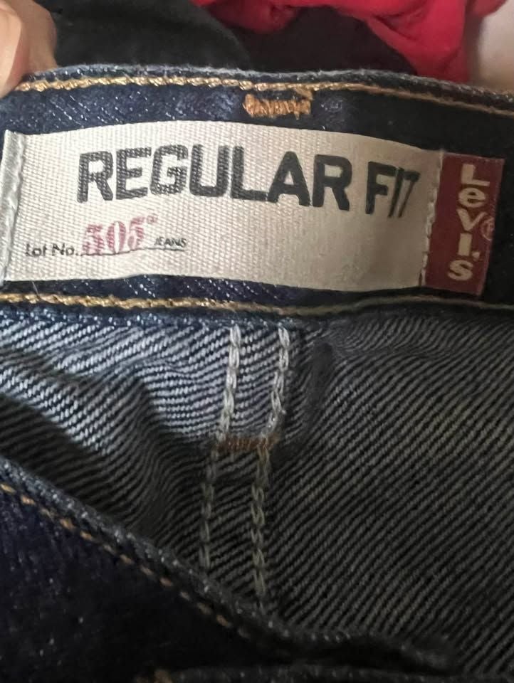Levi's 505 Regular Fit Jeans W34 L32 5