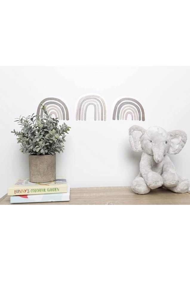 Kate & Milo Rainbow Wall Decals, Set of 2, Removable Decal Stickers 2
