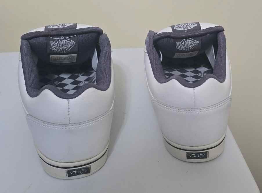 Vans ol Skool Vintage White Low Top Skate Shoes 5
