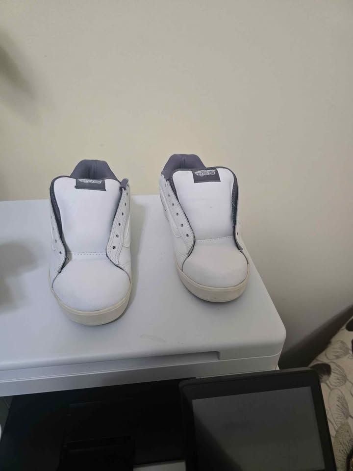 Vans ol Skool Vintage White Low Top Skate Shoes 6