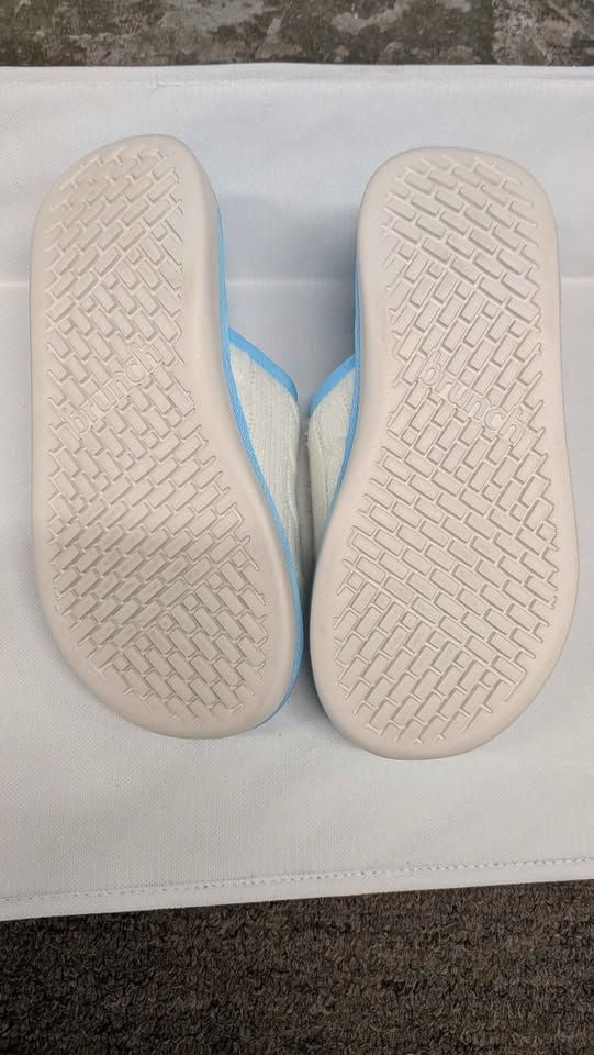 Limited Edition Prince x Brunch Essential Cable-Knit Slippers Open Back Blue Women's Size 7 3