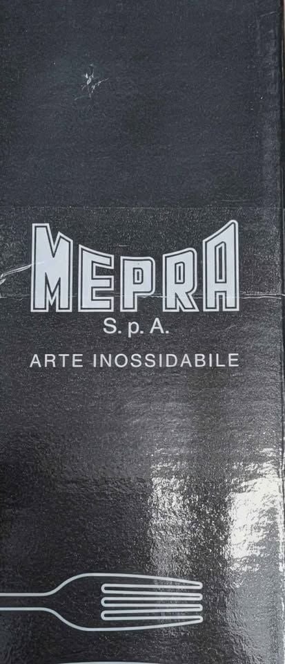 Mepra Linea Ice Oro 5-Piece Flatware Set – Premium Matte Gold Italian Cutlery. 6 Boxes Available. 7