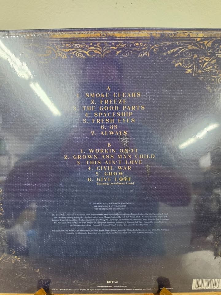 Andy Grammer – The Good Parts Vinyl LP – New/Sealed 2