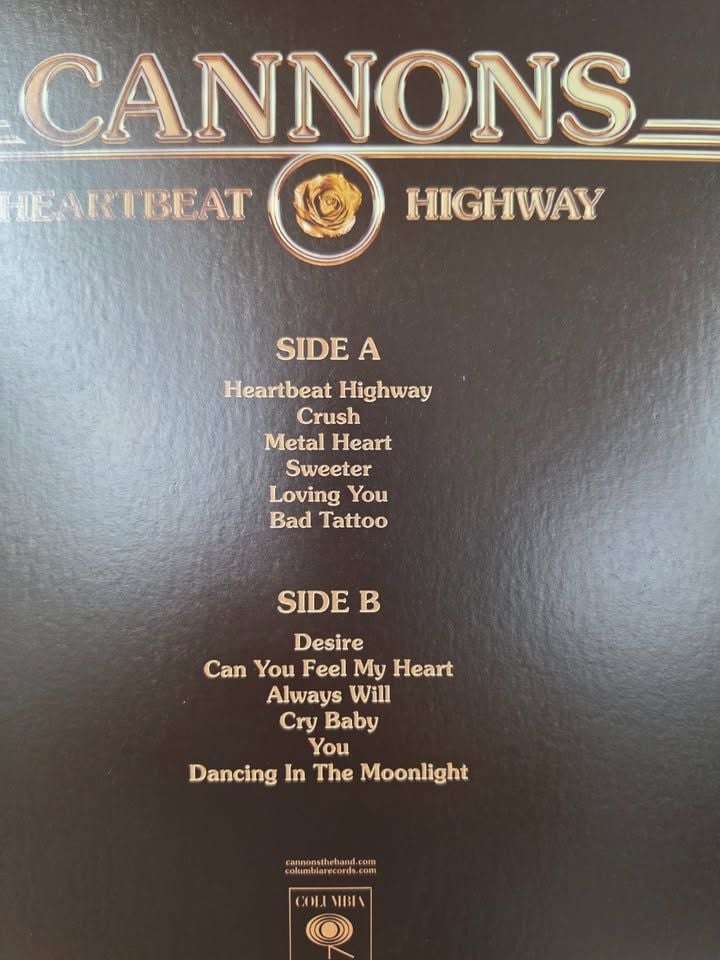 Cannons – Heartbeat Highway – Metallic Gold Vinyl LP 2