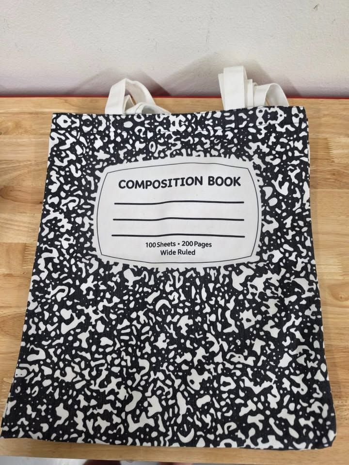 Composition Book Tote Bag – NEW 2