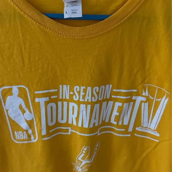 NBA San Antonio Spurs “In-Season Tournament” T-Shirt (Yellow)