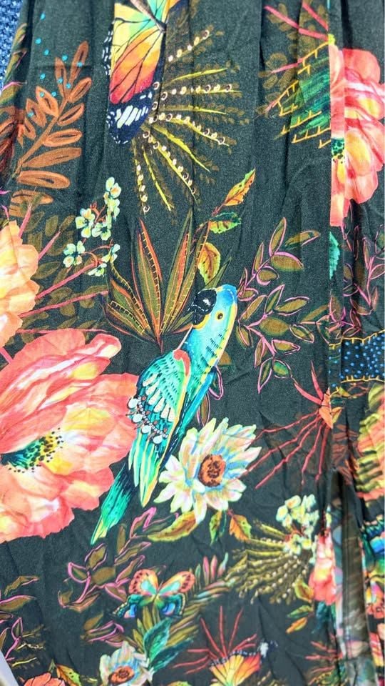 Farm Rio Tropical Print V-Neck Maxi Dress 3